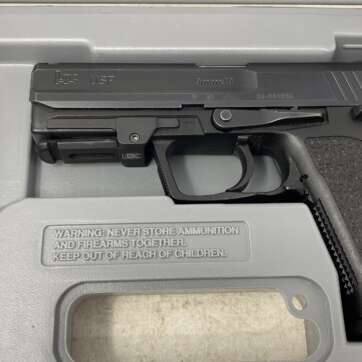 Used Heckler & Koch H&K USP 9mm w/ light rail two 15 rd mags Used Heckler & Koch H&K USP 9mm w/ light rail two 15 rd mags - Semi Auto Pistols - American Guns & Ammo