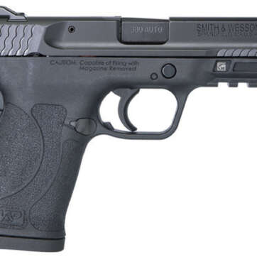 Smith & Wesson M&P Shield EZ .380 ACP, 3.6" Barrel, Black, No Thumb Safety, 8rd - Handsguns - American Guns & Ammo