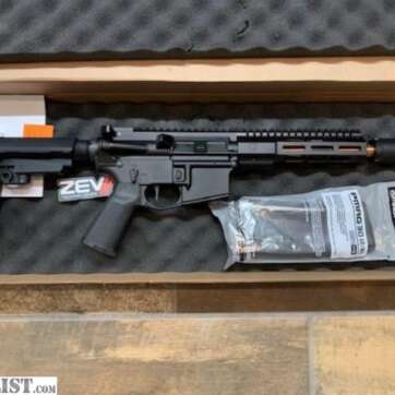 ZEV Core Elite, .300 AAC Blackout, 8.5" Bronze Barrel, Black, 30 rd Mag - Handsguns - American Guns & Ammo