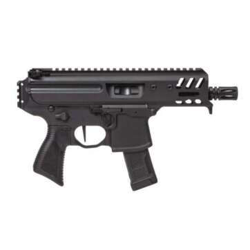 Sig MPX K Pistol 9mm, 4.5" Barrel, Black, Folding Brace Stock, 30rd - Handsguns | American Guns & Ammo