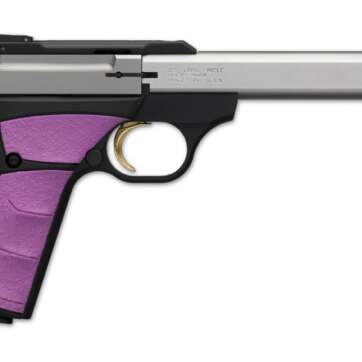 Browning 22LR Buck Mark Standard, Stainless Steel Finish & Ultragrip RX Grips - Handsguns | American Guns & Ammo