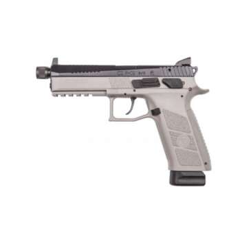 CZ P-09 Suppressor Ready 9mm, 5.15" Barrel, Urban Gray, Night Sights, 21rd - Handsguns | American Guns & Ammo
