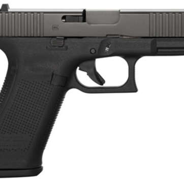 Glock G45 Compact 9mm, 4" Barrel, Fixed Sights, Ambi Slide Stop Lever, Flared Mag Well, 3x17rd Mags - Handsguns | American Guns & Ammo