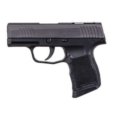 Sig P365 SAS 9mm, 3.1" Barrel, Black, Fiber-Tritium Night Sight, 10rd Flush, 10rd Extended Mag Sig P365 SAS 9mm, 3.1" Barrel, Black, Fiber-Tritium Night Sight, 10rd Flush, 10rd Extended Mag - Handsguns - American Guns & Ammo