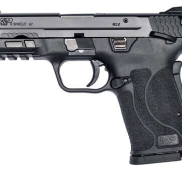 Smith & Wesson M&P Shield EZ M2.0 Compact 9mm, 3.675" Barrel, Black, Manual Safety, 8rd - Handsguns - American Guns & Ammo