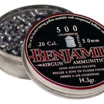 Benjamin 20 Cal. 14.3 Grain Cylindrical Pellets, 0 Pack - Air Guns & BB Guns | American Guns & Ammo