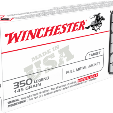 Winchester USA, 350 Legend, 145gr, Full Metal Jacket, 20 Round Box - Competition Guns | American Guns & Ammo