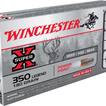 Winchester Super-X, 350 Legend, 180gr, Power Point, 20 Round Box - RIFLES | American Guns & Ammo
