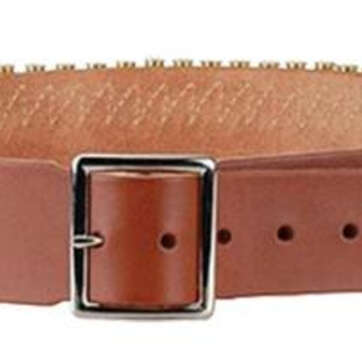 Hunter 2" Cartridge Belt 45LC, Medium, Brown, Leather - Competition Guns - American Guns & Ammo
