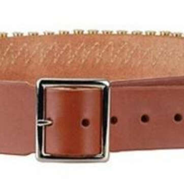 Hunter 2" Cartridge Belt 45LC, Large, Brown, Leather - Competition Guns - American Guns & Ammo