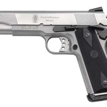 Smith & Wesson 1911 45 ACP 5" Barrel, Black Synthetic Grip Matte SS, 8rd - Handsguns | American Guns & Ammo