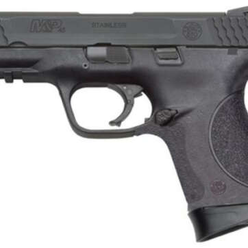 Smith & Wesson, M&P, Compact, 45ACP, 4" Barrel, Polymer Frame, Black, Low Profile Carry Sights, 8rd, 2 Magazines, Manual Thumb Safety - Handsguns | American Guns & Ammo