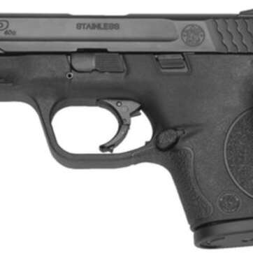 Smith & Wesson, M&P, Compact, 40 S&W, Striker Fired, 3.5" Barrel, Polymer Frame, Black, Low Profile Carry Sights, 10Rd, 2 Magazines, No Thumb Safety, Magazine Disconnect, Massachusetts Compliant - Handsguns | American Guns & Ammo