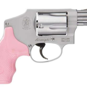 Smith & Wesson 642 Airweight 38 Special 1.87" Barrel, Pink Grip, Stainless Finish, 5 Rd - Handsguns | American Guns & Ammo