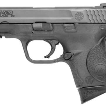 Smith & Wesson M&P Compact, Crimson Trace Laser Grips 9MM 3.5" Barrel Melonite Finish 12 Rnd Mags - Handsguns - American Guns & Ammo
