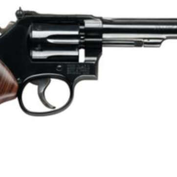 Smith & Wesson 48 Classic 22 Magnum 6 Inch Blued Barrel Wood Grips 6 Round - Handsguns | American Guns & Ammo