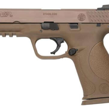 Smith & Wesson S&W M&P40 VTAC Viking Tactics Pistol, 40SW, Dark Earth, Trijicon/Fiber Optic Sights - Handsguns | American Guns & Ammo