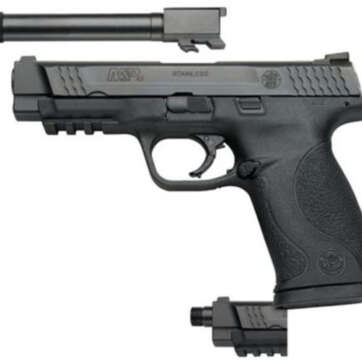 Smith & Wesson M&P45 Threaded 2Barrel Kit 45 ACP 4.5" Barrel Plus Extra Threaded Barrel 10rd Mag - Handsguns | American Guns & Ammo
