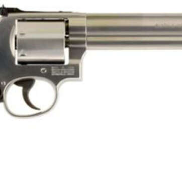 Smith & Wesson 686+, 357 Magnum, 7", 7rd, Wood Grip, Stainless Steel - Handsguns | American Guns & Ammo