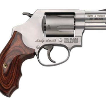 Smith & Wesson 60 Ladysmith 357 Mag 2" Barrel 5rd Wood Grip Matte Stainless Finish - Handsguns | American Guns & Ammo