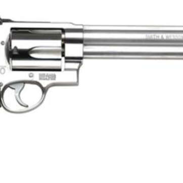 Smith & Wesson 500 S&W Magnum, 8 3/8" Ported Barrel, High Viz Sights, SS Fini9sh - Handsguns | American Guns & Ammo