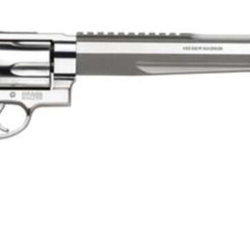 Smith & Wesson 460XVR, Extra-Large, 460SW, 10.5" Barrel, Stainless Steel Finish, Rubber Grips, Adjustable Sights, 5Rd - Handsguns | American Guns & Ammo