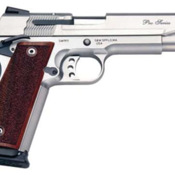 Smith & Wesson 1911 9mm, Matte Silver, 5" Barrel, 10rd - Handsguns | American Guns & Ammo
