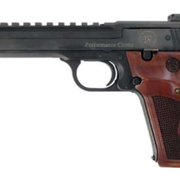 Smith & Wesson 41 22LR, Performance Center 5.5", Wood Grips, Blued 10rd Mag - Handsguns | American Guns & Ammo
