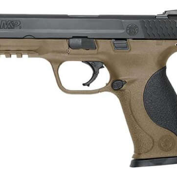Smith & Wesson M&P 9 Double 9mm 4.3" Barrel, Black Polymer Grips Flat Dark Earth, 17rd - Handsguns | American Guns & Ammo