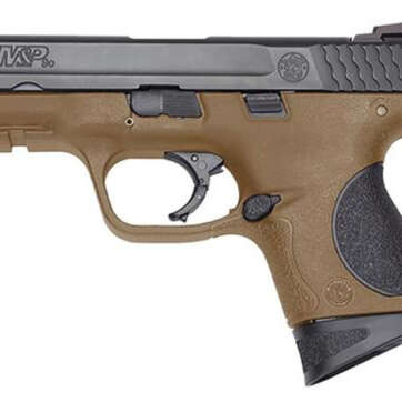 Smith & Wesson MP9 Compact 9MM 3.5" Barrel, Flat Dark Earth Frame 12 Rd Mag - Handsguns - American Guns & Ammo
