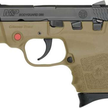 Smith & Wesson M&P Bodyguard .380 ACP,, , Laser, Flat Dark Earth, 6 rd - Handsguns | American Guns & Ammo