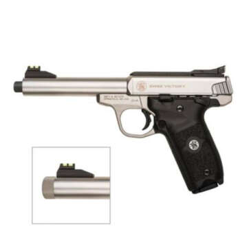 Smith & Wesson SW22 Victory 22LR, 5.5" Threaded Barrel, 10rd - Handsguns | American Guns & Ammo