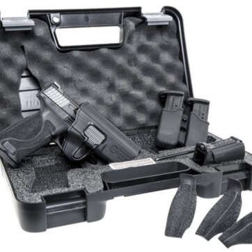 Smith & Wesson M&P M2.0 Carry & Range Kit 9mm 4.25" Barrel, Holster/Magazine Holder/Speed Loader 3- 17rd Mags - Handsguns | American Guns & Ammo