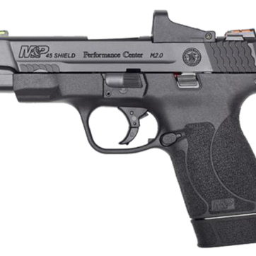 Smith & Wesson Shield M2.0 Performance Center 45 ACP, 4" 6rd/7rd, Black - Handsguns | American Guns & Ammo