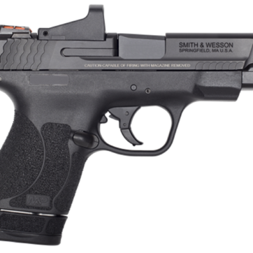 Smith & Wesson M&P Shield M2.0 Performance Center, 4" Barrel, Red Dot, Black, Stainless Slide, 6rd 7rd - Handsguns | American Guns & Ammo