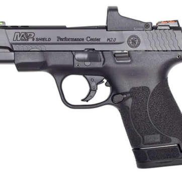 Smith & Wesson Shield M2.0 Performance Center 9mm, 4", 7rd, Black - Handsguns | American Guns & Ammo