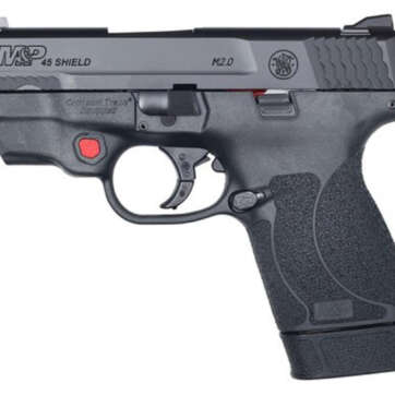 Smith & Wesson M&P45 Shield M2.0 45 ACP, 3.3", White-Dot Sights, Crimson Trace Red Laser - Handsguns - American Guns & Ammo
