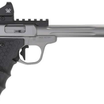 Smith & Wesson SW22 Victory Performance Center 22LR 6" Fluted Barrel Target Wred Dot Sight And Muzzle Brake - Handsguns | American Guns & Ammo