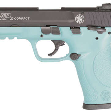 Smith & Wesson M&P P22 Compact, .22LR, 3.6", 10rd, Robin Egg Blue - Handsguns - American Guns & Ammo