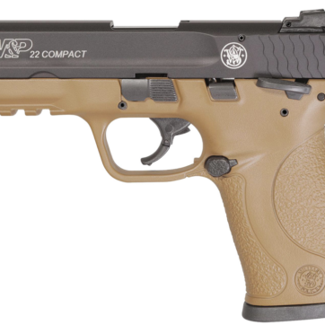 Smith & Wesson M&P P22 Compact, .22LR, 3.6", 10rd, Flat Dark Earth - Handsguns - American Guns & Ammo