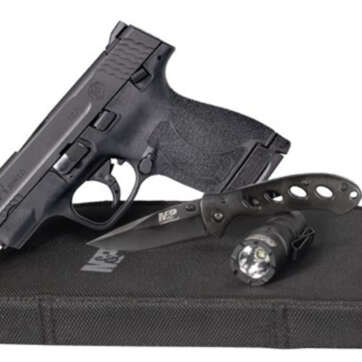 Smith & Wesson M&P9 Shield 2.0 EDC 9mm 3" Barrel, Knife, Light and Zipper Pouch, 2- 8rd Mags - Handsguns | American Guns & Ammo