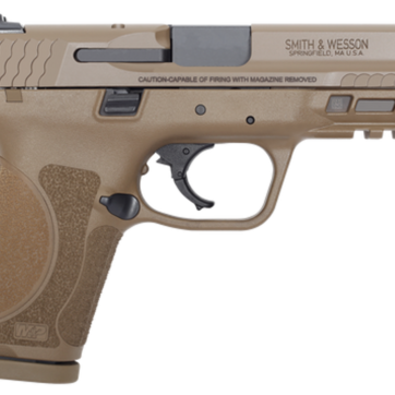Smith & Wesson M&P9C M2.0 9mm, 4" Barrel, NTS Flat Dark Earth, 15rd - Handsguns | American Guns & Ammo