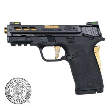 Smith & Wesson M&P Shield EZ M2.0 Performance Center 380 ACP 3.8" Gold Ported Barrel - Handsguns - American Guns & Ammo