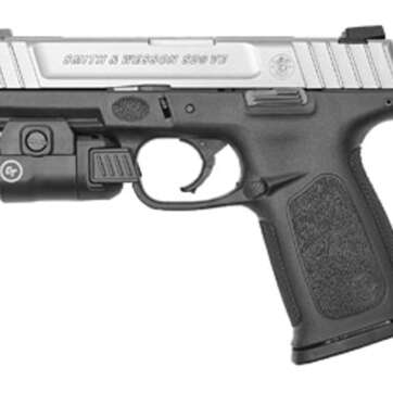 Smith & Wesson SD9VE 9mm, 4" Barrel, Duo Tone, Crimson CMR-209 Tac Light, 16rd Mag - Handsguns | American Guns & Ammo