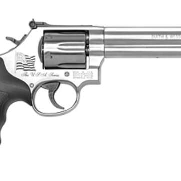 Smith & Wesson 686 357 Mag, 6" Barrel, USA Flag, Stainless Steel - Handsguns - American Guns & Ammo