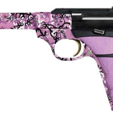 Browning Buck Mark Buckthorn Pink 22LR 5.5" Tapered Bull Barrel, Buckthorn Pink Finish, Pink Ultragrip, 10 Rnd Mag - Handsguns | American Guns & Ammo