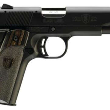 Browning 1911-22 A1 Black Label Laminate 22LR 4.25" Barrel Composite Frame Black Laminated Grips 10 Rd Mag - Handsguns - American Guns & Ammo