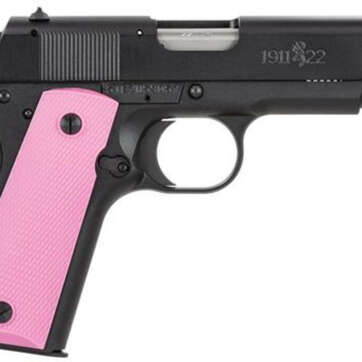 Browning 1911-22 Black/Pink Composite 22LR 3.6" Barrel, Pink Synthetic Grips, 10rd - Handsguns - American Guns & Ammo