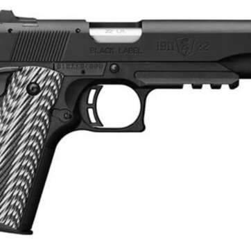 Browning 1911-22 Black G10 Grips 4.8' Threaded Barrel, Silerncer Ready - Handsguns | American Guns & Ammo
