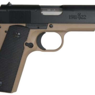 Browning 1911-22A1 22LR 3.625 Inch Barrel Blue Finish Fixed Sights Tan Frame 10 Round - Handsguns | American Guns & Ammo